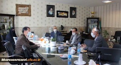 جلسه مشترک نمایندگان منتخب کانون پیشکسوتان دانشگاه فرهنگیان خراسان رضوی با مدیر امور پردیس های دانشگاه فرهنگیان استان
