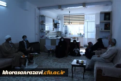 دیدار اعضای ستاد شاهد و ایثارگران دانشگاه فرهنگیان خراسان رضوی با خانواده شهید سید امیر موسوی 2