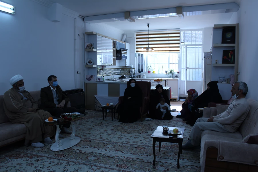 دیدار اعضای ستاد شاهد و ایثارگران دانشگاه فرهنگیان خراسان رضوی با خانواده شهید سید امیر موسوی 2