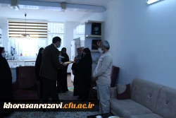 دیدار اعضای ستاد شاهد و ایثارگران دانشگاه فرهنگیان خراسان رضوی با خانواده شهید سید امیر موسوی 4