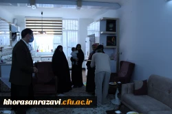 دیدار اعضای ستاد شاهد و ایثارگران دانشگاه فرهنگیان خراسان رضوی با خانواده شهید سید امیر موسوی 5