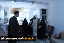 دیدار اعضای ستاد شاهد و ایثارگران دانشگاه فرهنگیان خراسان رضوی با خانواده شهید سید امیر موسوی 6