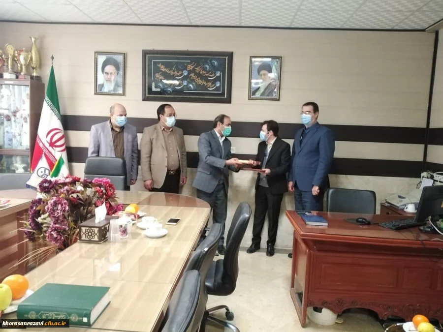 مراسم معارفه کارشناس حراست واحد دانشور 2