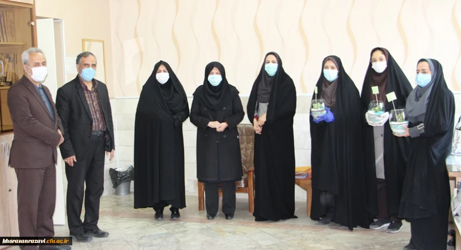 گرامیداشت ولادت حضرت فاطمه زهرا (س) روز زن و مقام مادر و تقدیر از کارکنان خواهر پردیس شهید هاشمی نژاد 3