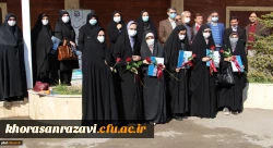 برگزاری آیین تجلیل از برگزیدگان برتر حوزه امور دانشجویی دانشگاه فرهنگیان استان خراسان رضوی