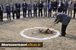 برگزاری آیین آغاز احداث ساختمان موزه و پژوهش سرای پردیس شهید بهشتی مشهد 6