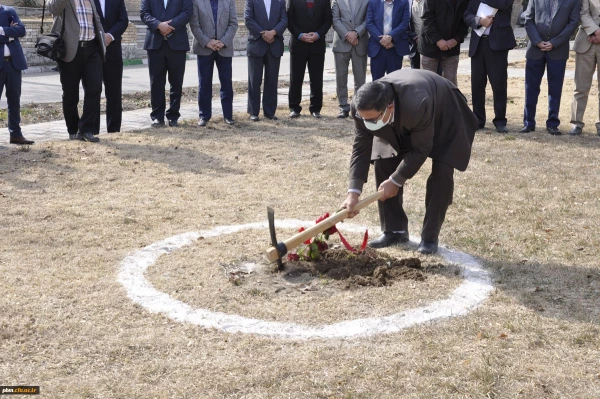 برگزاری آیین آغاز احداث ساختمان موزه و پژوهش سرای پردیس شهید بهشتی مشهد 7