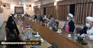 با حضور مسئول دفتر نهاد نمایندگی مقام معظم دانشگاه فرهنگیان کشور برگزار شد؛

 جلسه مشترک گروه معارف و الهیات دانشگاه فرهنگیان خراسان رضوی