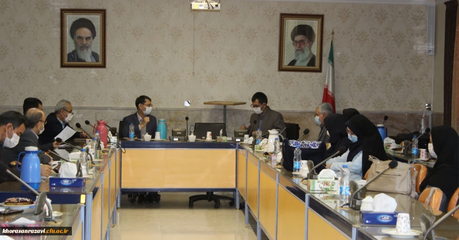 برگزاری ششمین جلسه شورای پژوهشی و تحصیلات تکمیلی دانشگاه فرهنگیان استان خراسان رضوی