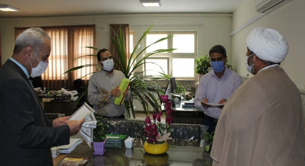 عرض تبریک میلاد حضرت علی (ع) و روز مرد به همکاران دانشگاه فرهنگیان خراسان رضوی