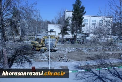 آغاز عملیات اجرایی احداث موزه و پژوهش سرای دانشجویی زنده یاد حاج حسین شکرریز در پردیس شهید بهشتی دانشگاه فرهنگیان مشهد 3