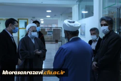 ادای احترام مشاور و نماینده وزیر آموزش و پرورش در امور دانشگاه فرهنگیان به شهدای گمنام پردیس شهید بهشتی دانشگاه فرهنگیان خراسان رضوی 7