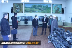 ادای احترام مشاور و نماینده وزیر آموزش و پرورش در امور دانشگاه فرهنگیان به شهدای گمنام پردیس شهید بهشتی دانشگاه فرهنگیان خراسان رضوی 11