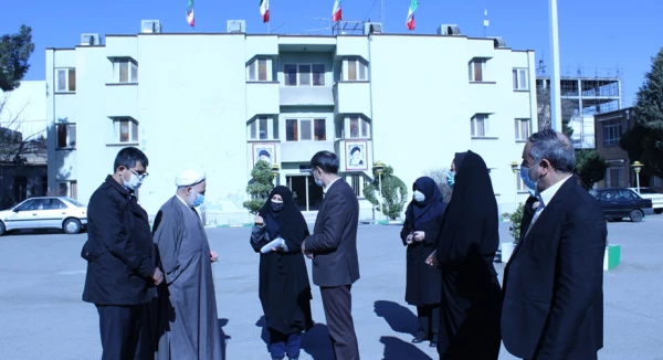 بازدید مشاور و نماینده وزیر آموزش و پرورش در امور دانشگاه فرهنگیان ازپردیس شهید هاشمی نژاد