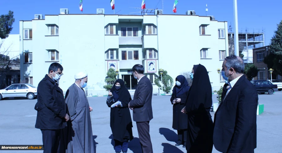 بازدید مشاور و نماینده وزیر آموزش و پرورش در امور دانشگاه فرهنگیان ازپردیس شهید هاشمی نژاد
