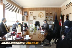 بازدید مشاور و نماینده وزیر آموزش و پرورش در امور دانشگاه فرهنگیان ازپردیس شهید هاشمی نژاد مشهد 9