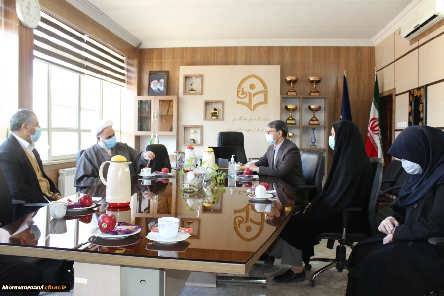 بازدید مشاور و نماینده وزیر آموزش و پرورش در امور دانشگاه فرهنگیان ازپردیس شهید هاشمی نژاد مشهد 9