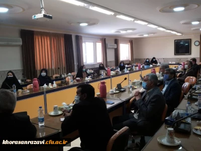 برگزاری جلسه ارایه گزارش پایانی طرح های پژوهشی استانی دانشگاه فرهنگیان استان خراسان رضوی