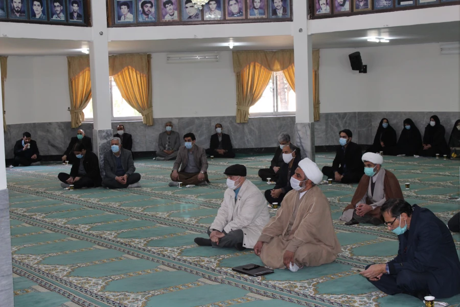 برگزاری مراسم گرامی داشت شهدای گمنام مدفون در پردیس شهید بهشتی 3