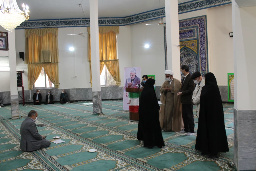 برگزاری مراسم گرامی داشت شهدای گمنام مدفون در پردیس شهید بهشتی 7