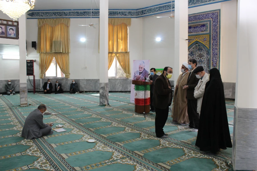 برگزاری مراسم گرامی داشت شهدای گمنام مدفون در پردیس شهید بهشتی 8