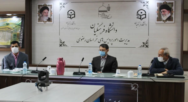 برگزاری آخرین و دهمین جلسه شورای پژوهشی دانشگاه فرهنگیان  خراسان رضوی در سال 1399