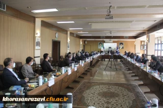 برگزاری جلسه مشترک اعضای کمیسیون آموزش و تحقیقات مجلس شورای اسلامی و روسای دانشگاه های خراسان رضوی 