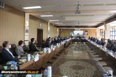 برگزاری جلسه مشترک اعضای کمیسیون آموزش و تحقیقات مجلس شورای اسلامی و روسای دانشگاه های خراسان رضوی 