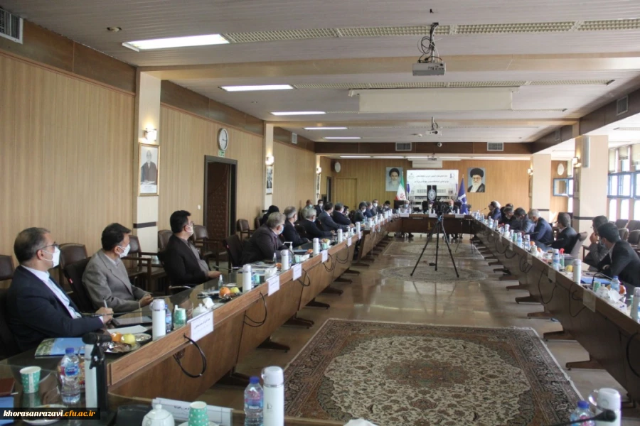 برگزاری جلسه مشترک اعضای کمیسیون آموزش و تحقیقات مجلس شورای اسلامی و روسای دانشگاه های خراسان رضوی  2