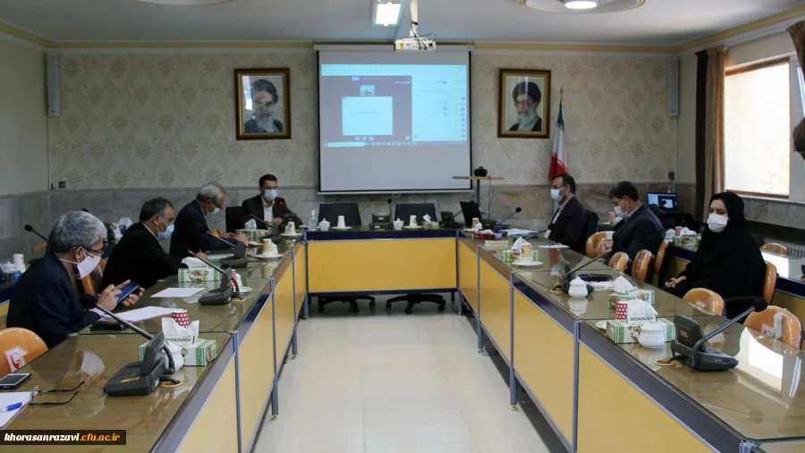 جلسه وبینار شورای صنفی دانشگاه فرهنگیان استان