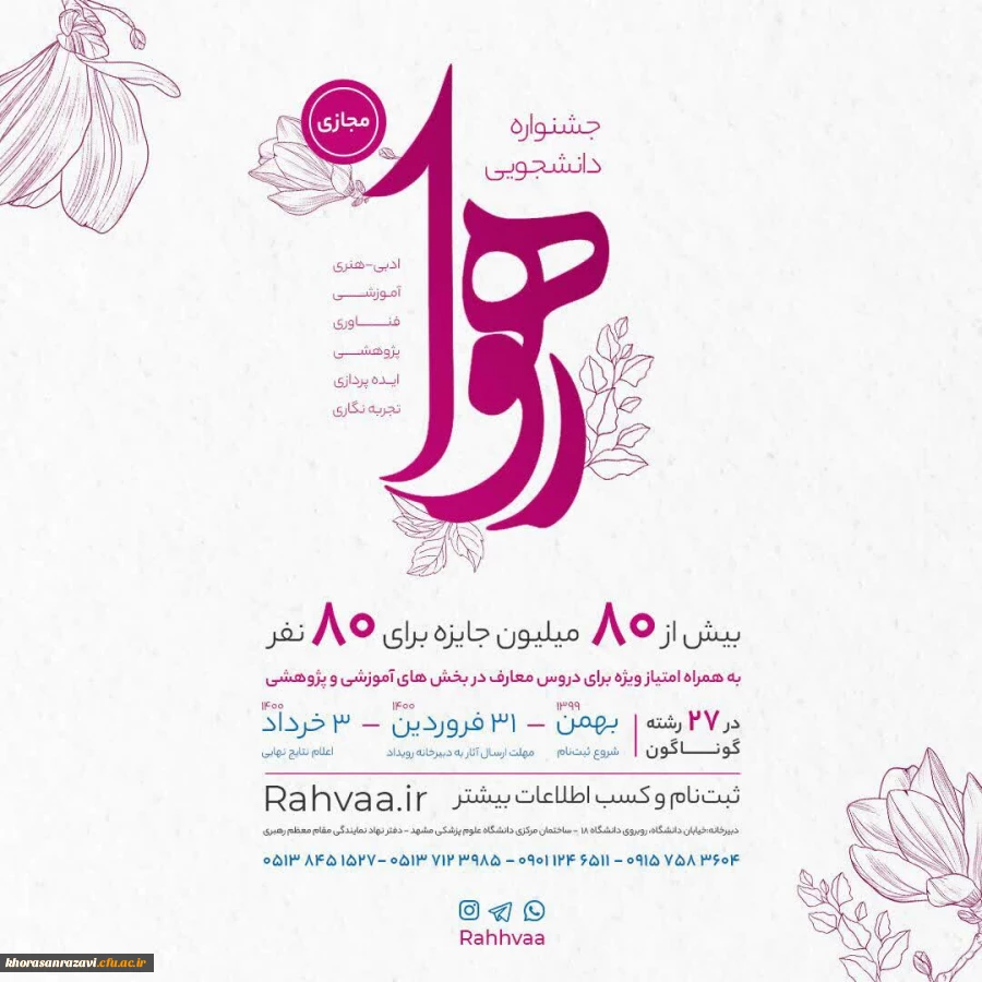 دانشجو معلمان دانشگاه فرهنگیان پیشتازان جشنواره " رهوا " 2