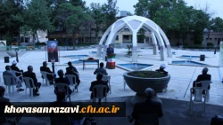 ادای احترام به شهدای گمنام پردیس شهید بهشتی دانشگاه فرهنگیان خراسان رضوی