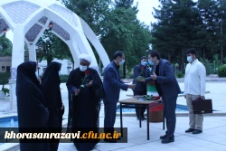 ادای احترام به شهدای گمنام پردیس شهید بهشتی دانشگاه فرهنگیان خراسان رضوی 3