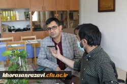 ارتباط زنده رادیویی  مدیر امور پردیس های دانشگاه فرهنگیان خراسان رضوی صدای خراسان رضوی  3