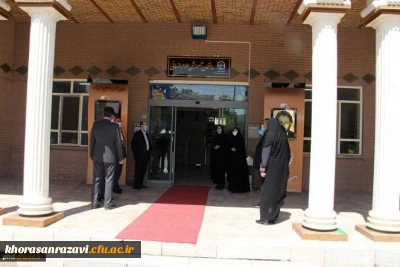 بازدید معاون دانشجویی دانشگاه فرهنگیان، از پردیس شهید هاشمی نژاد مشهد