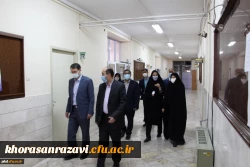 بازدید معاون دانشجویی دانشگاه فرهنگیان، از پردیس شهید هاشمی نژاد مشهد 2