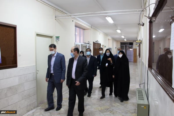 بازدید معاون دانشجویی دانشگاه فرهنگیان، از پردیس شهید هاشمی نژاد مشهد 2