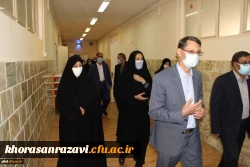 بازدید معاون دانشجویی دانشگاه فرهنگیان، از پردیس شهید هاشمی نژاد مشهد 3