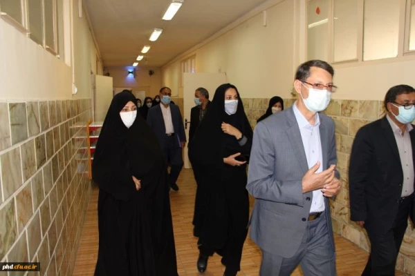 بازدید معاون دانشجویی دانشگاه فرهنگیان، از پردیس شهید هاشمی نژاد مشهد 3