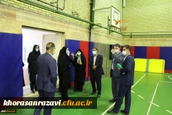 بازدید معاون دانشجویی دانشگاه فرهنگیان، از پردیس شهید هاشمی نژاد مشهد 4