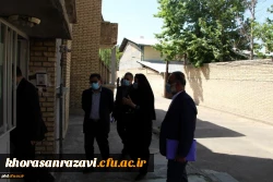 بازدید معاون دانشجویی دانشگاه فرهنگیان، از پردیس شهید هاشمی نژاد مشهد 5