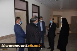 بازدید معاون دانشجویی دانشگاه فرهنگیان، از پردیس شهید هاشمی نژاد مشهد 6