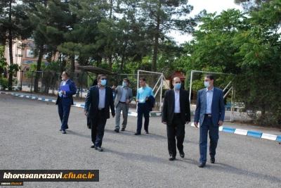 بازدید معاون دانشجویی دانشگاه فرهنگیان از دانشگاه فرهنگیان واحد ثامن الحجج ( ع) مشهد