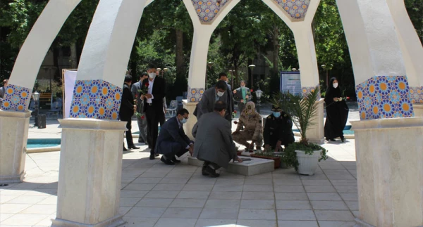 آیین غبارروبی از گلزار شهدای گمنام دانشگاه فرهنگیان شهید بهشتی مشهد 