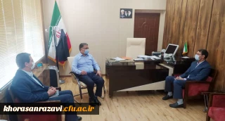 برگزاری نشست هم اندیشی مدیر امور پردیس های دانشگاه فرهنگیان خراسان رضوی با مدیر کل آموزش و پرورش استان