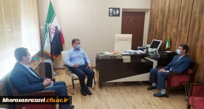 برگزاری نشست هم اندیشی مدیر امور پردیس های دانشگاه فرهنگیان خراسان رضوی با مدیر کل آموزش و پرورش استان