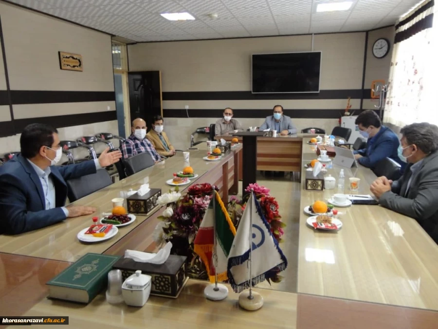 بازدید مدیر کل دفترنظارت ، ارزیابی و تعالی سازمانی دانشگاه فرهنگیان از بخشهای مختلف واحد دانشور نیشابور 2