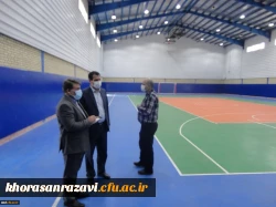 بازدید مدیر کل دفترنظارت ، ارزیابی و تعالی سازمانی دانشگاه فرهنگیان از بخشهای مختلف واحد دانشور نیشابور 5