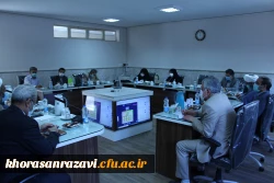 برگزاری جلسه شورای فرهنگی اجتماعی دانشگاه فرهنگیان خراسان رضوی 5