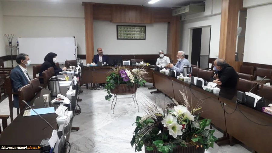 جلسه هم اندیشی مسئولین دانشگاه فرهنگیان خراسان رضوی با اعضای هیات رییسه دانشگاه دانشکده علوم ریاضی دانشگاه فردوسی مشهد 2